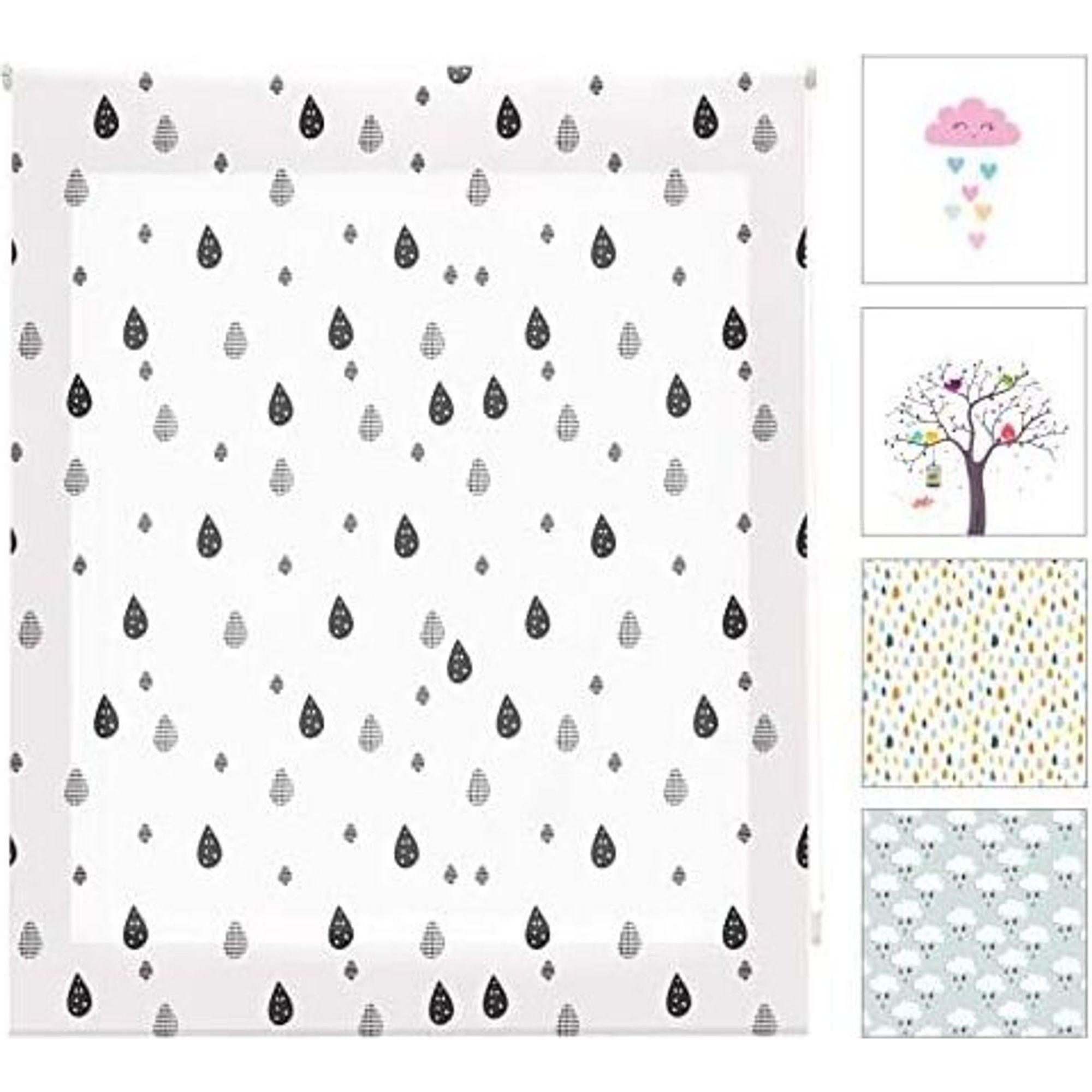 Estor enrollable translúcido con estampado - estor tamaño 130x180 - estor modelo drops | blindecor