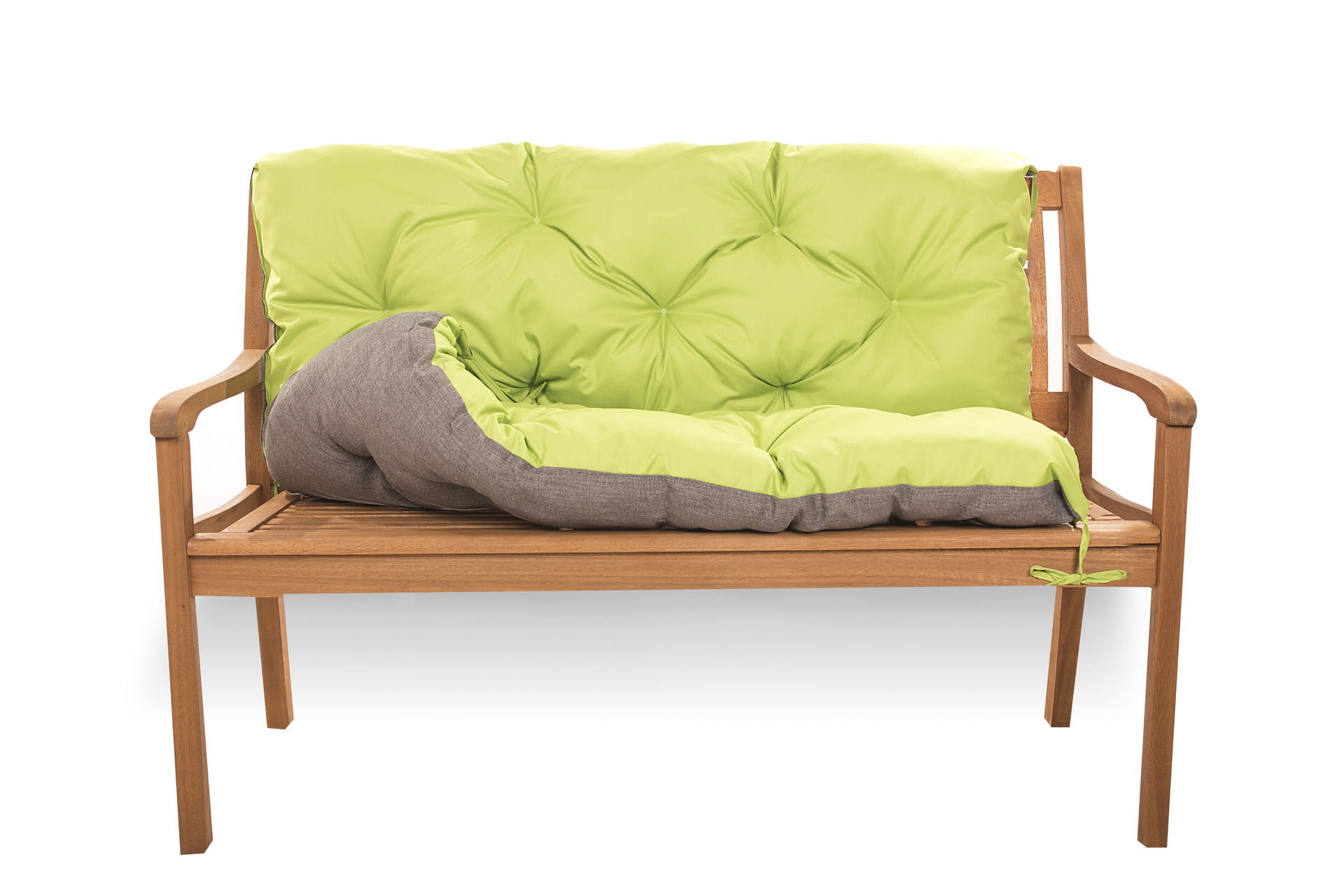 Coussin pour banc de jardin 120x60x50cm, coussin de jardin Citron vert, coussin de banc extérieur, coussin de banc de jardin, coussin de balançoire - 5