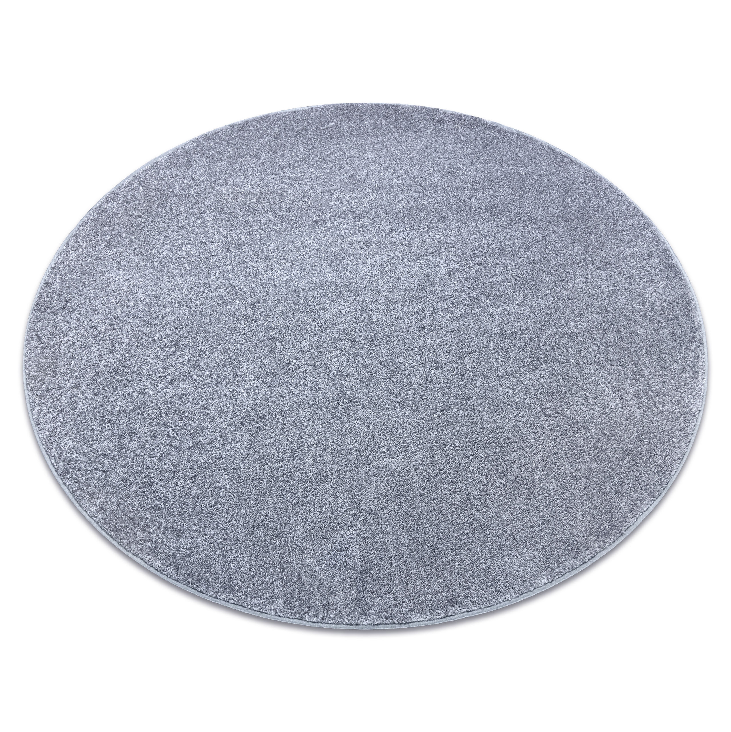 Alfombra santa fe círculo plata 92 llanura color sólido circulo 133 cm