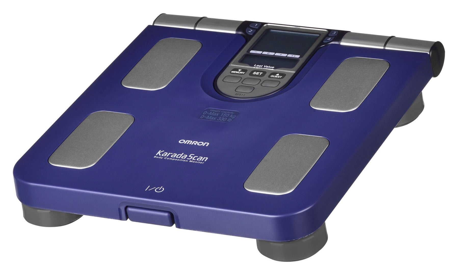 Omron BF511 Cuadrada Azul Báscula personal electrónica - 3