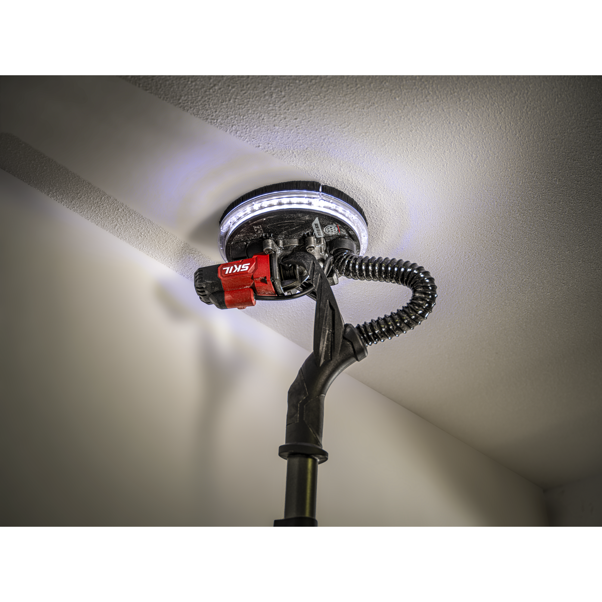 Ponceuse télescopique à plâtre SKIL 7521 DA, 750 W, Ø 225 mm, LED 360°, manche extensible 1,8 m - 7