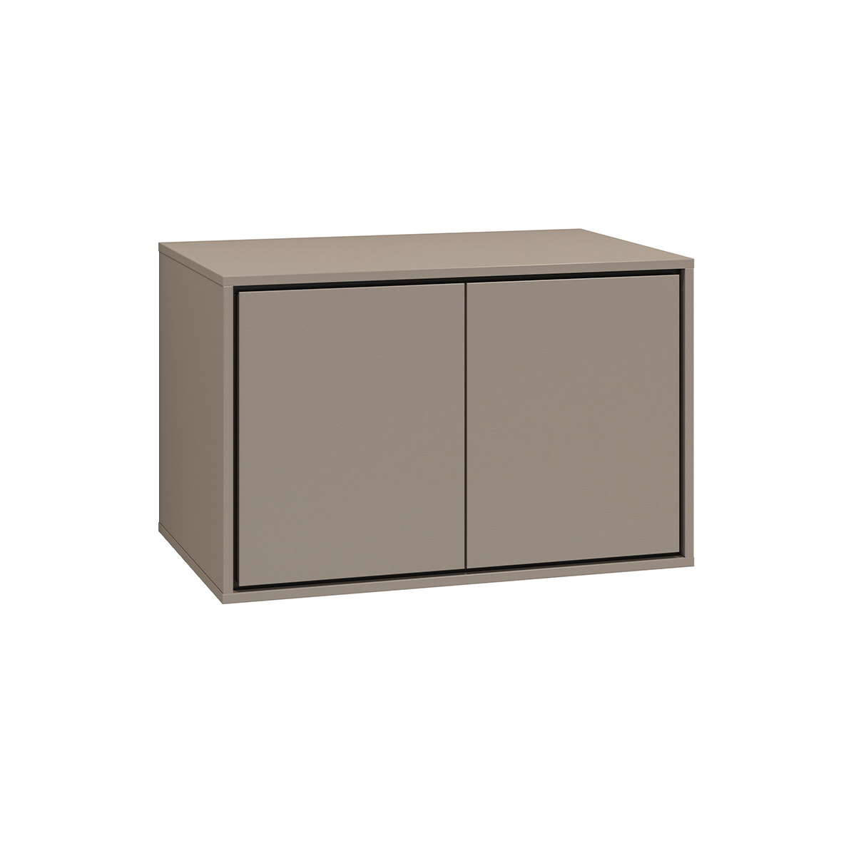 Szafka pod umywalkę nablatową GAJA 2D 78cm congo/czarna