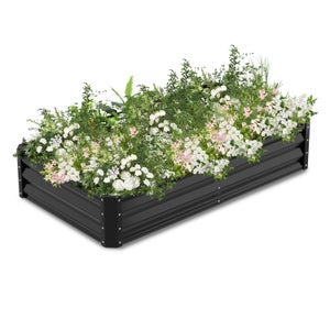 Lamela Vaso Portapiante Magnolia Jumper - Bianco, 30x25 Cm, Con Manico, Per Davanzale, Balcone, Erbe Aromatiche
