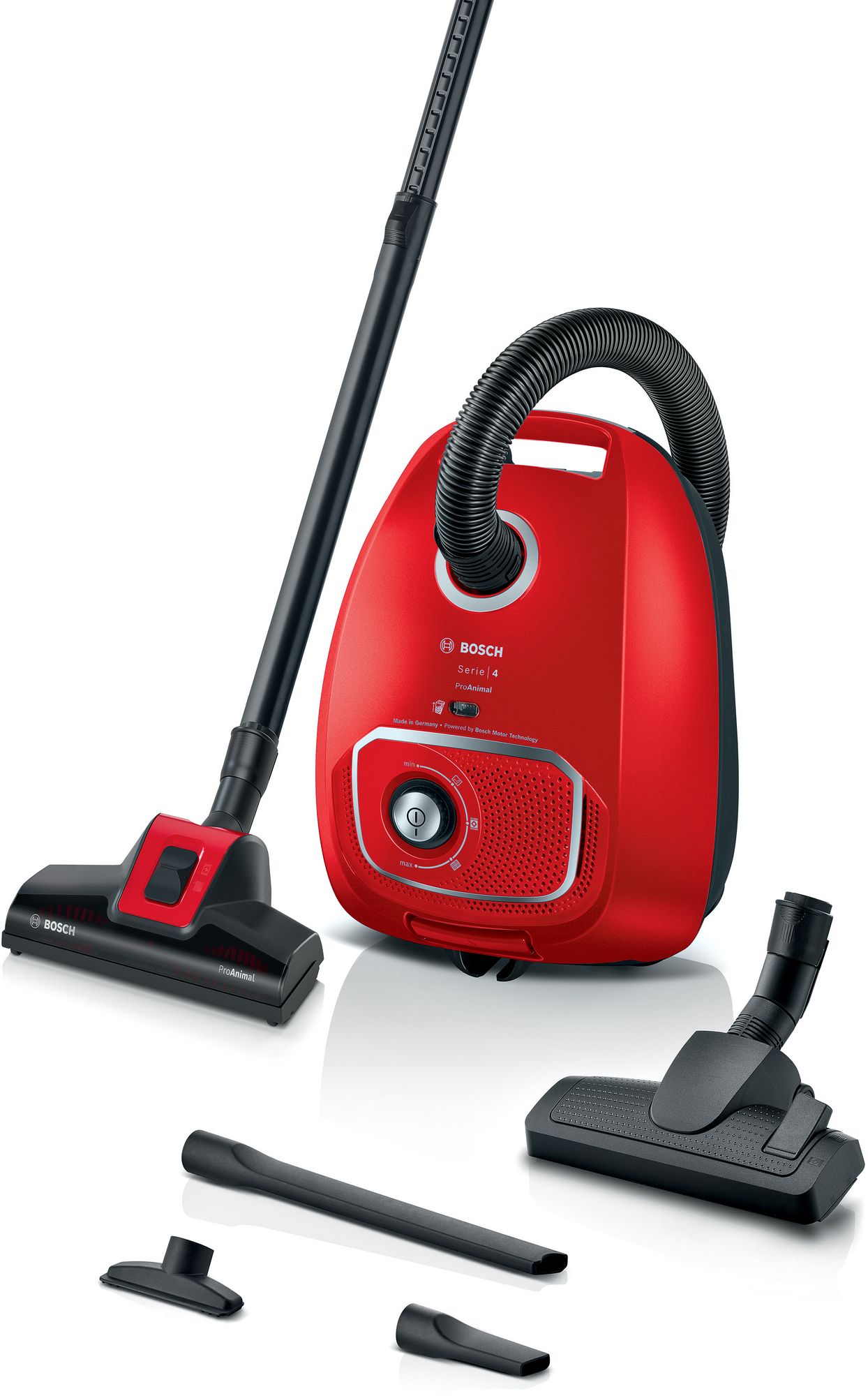 Bosch Bgb41pet1 Aspiradora 4 L Aspiradora Cilíndrica Secar 700 W Bolsa Para El Polvo Negro/Rojo , Leroy Merlin