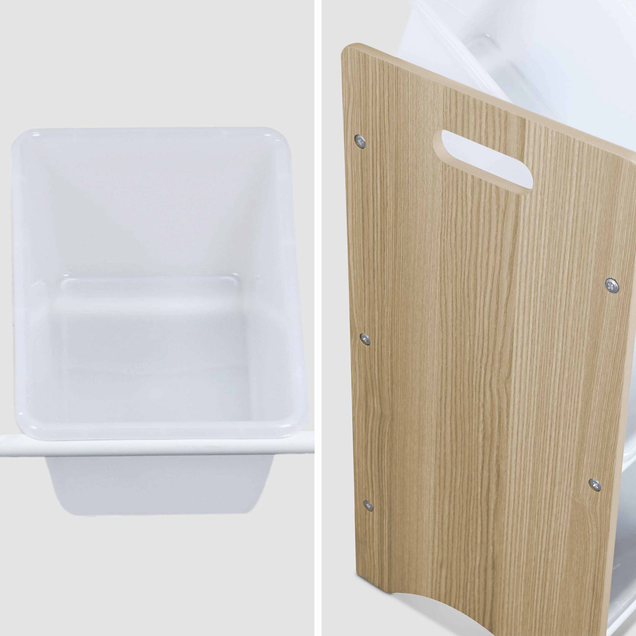 Caja infantil para juguetes , Natural - 4