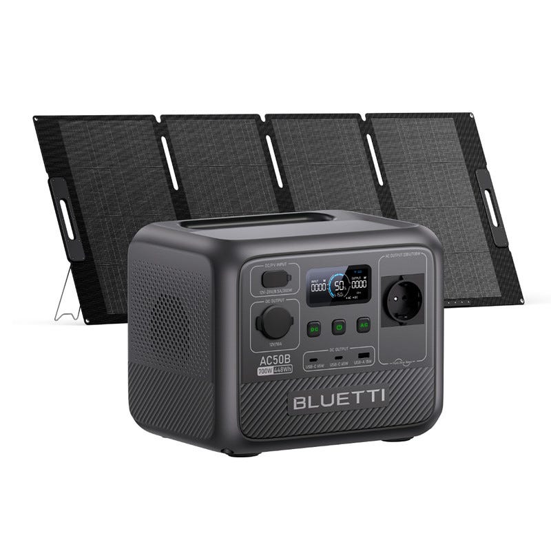 Bluetti AC50B Centrale Elettrica Portatile 448Wh - 700W, USB-C, Per Campeggio Ed Emergenza - Foto 14
