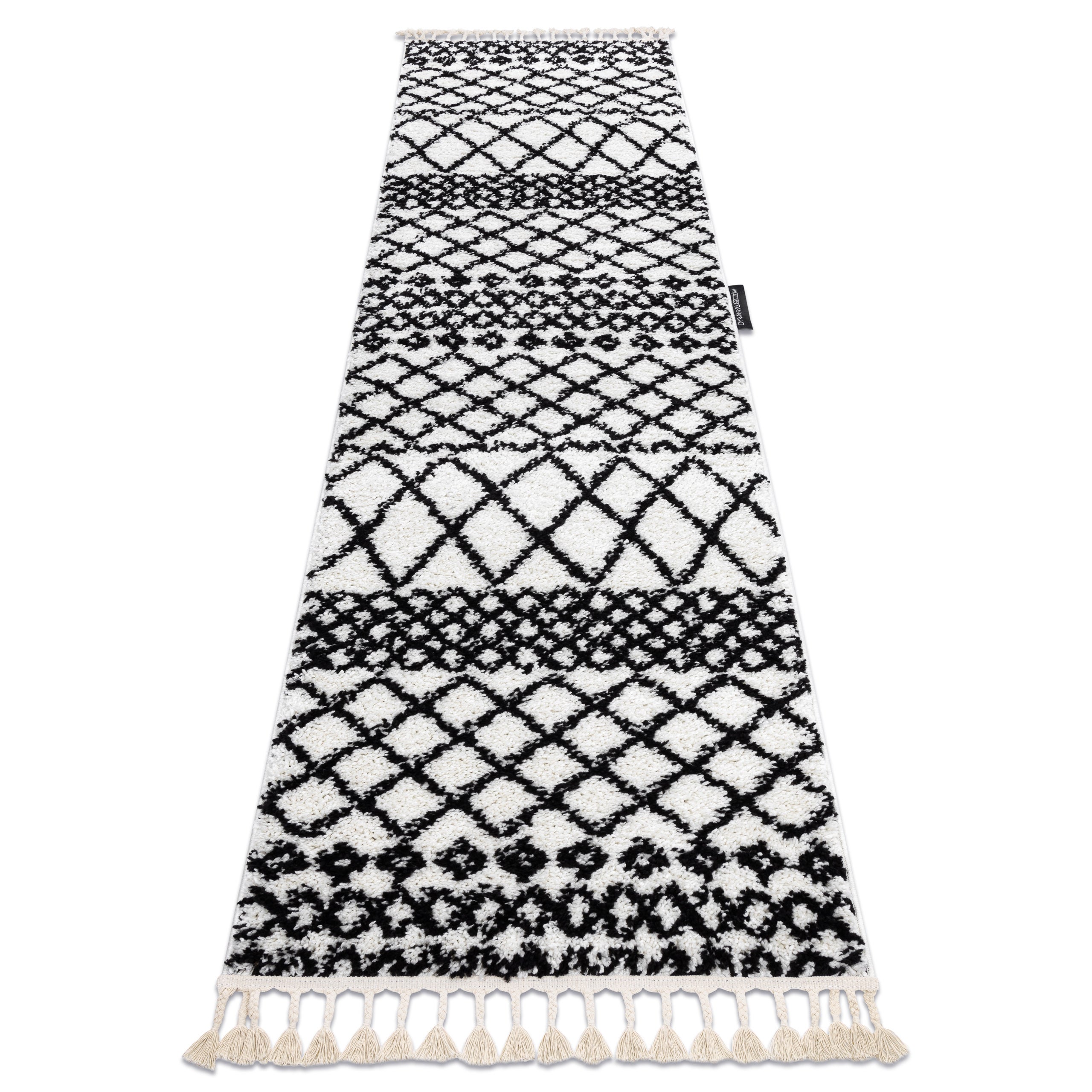 Dywan, Chodnik BERBER SAFI biały - do kuchni, przedpokoju, na korytarz 60x250 cm