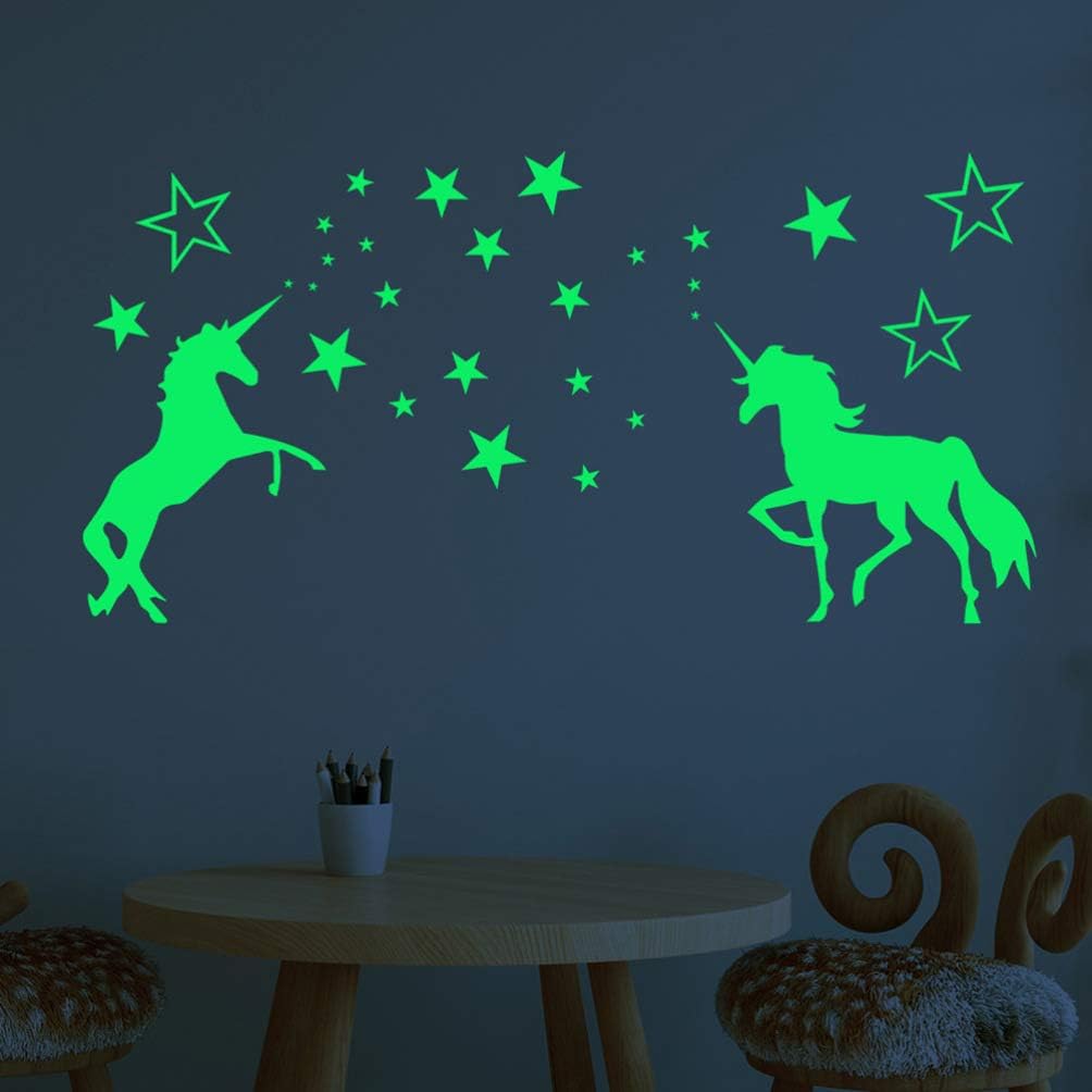174 Autocollants Muraux Phosphorescents Étoiles, Planètes, Lune & Fusées – Galaxie Lumineuse Chambre Enfant & Bébé