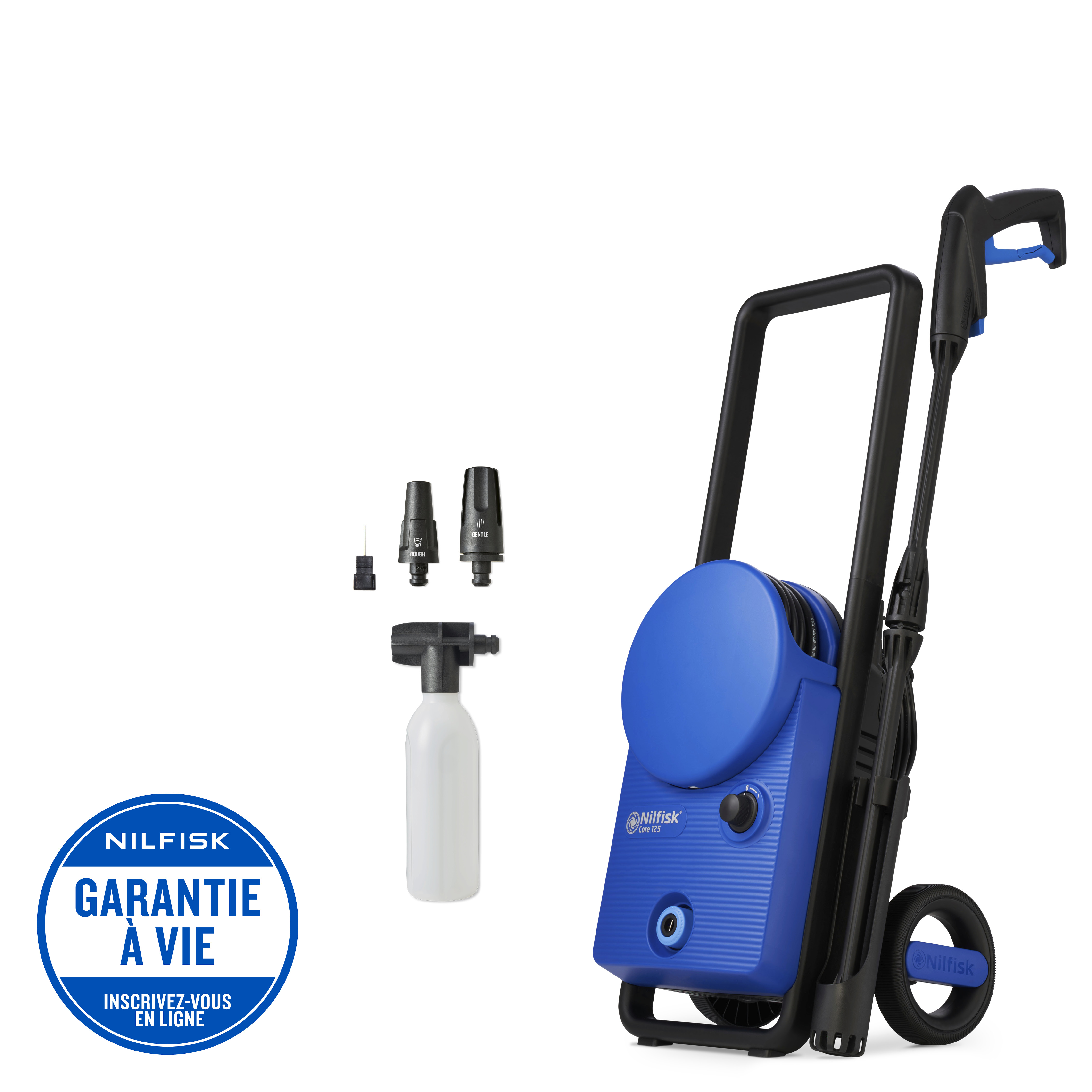 Nilfisk Core 125-5 Nettoyeur Haute Pression – 125 bar, 1400 W – Compact et Pratique – Pour Vélo, Mobilier Extérieur - 7