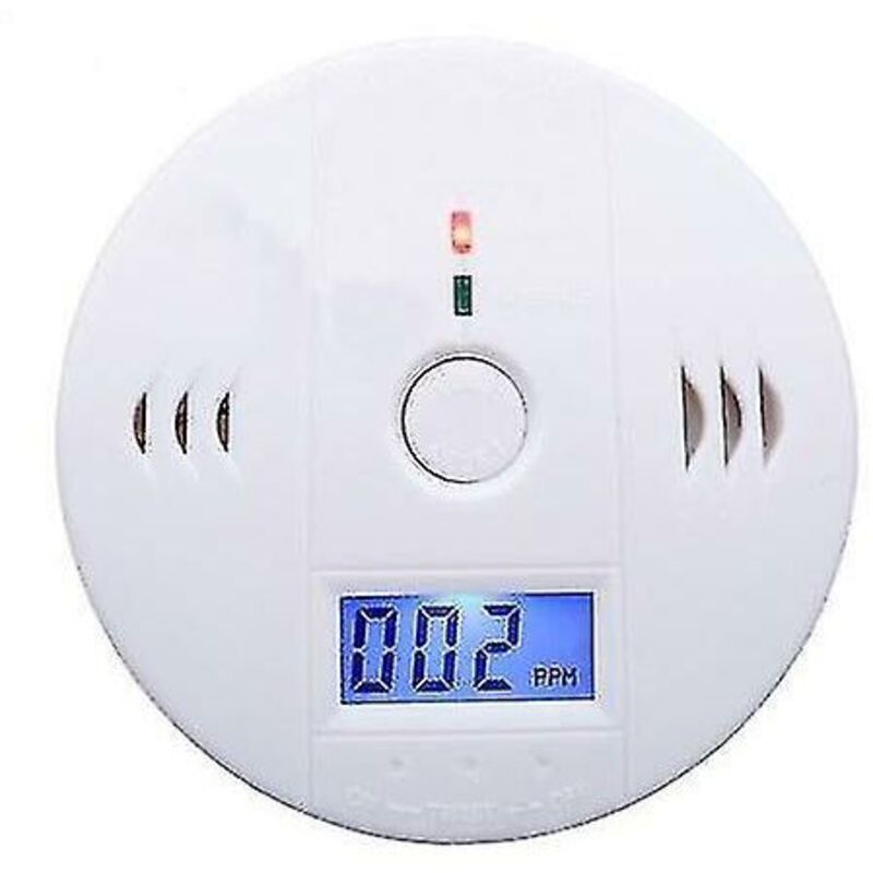 Détecteur de monoxyde de carbone, haute stabilité et sensibilité, 10104cm, ABS blanc - 6