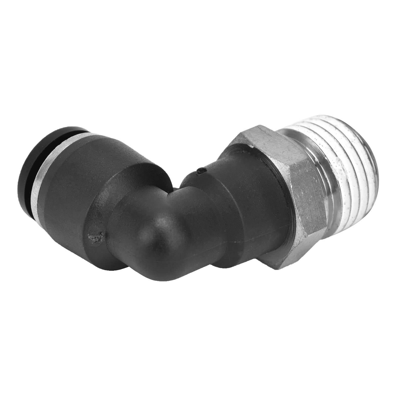 Lot de 10 connecteurs pneumatiques en L, filetage externe, raccords rapides pour tuyaux, accessoires compresseur d'air (10-04). - 5