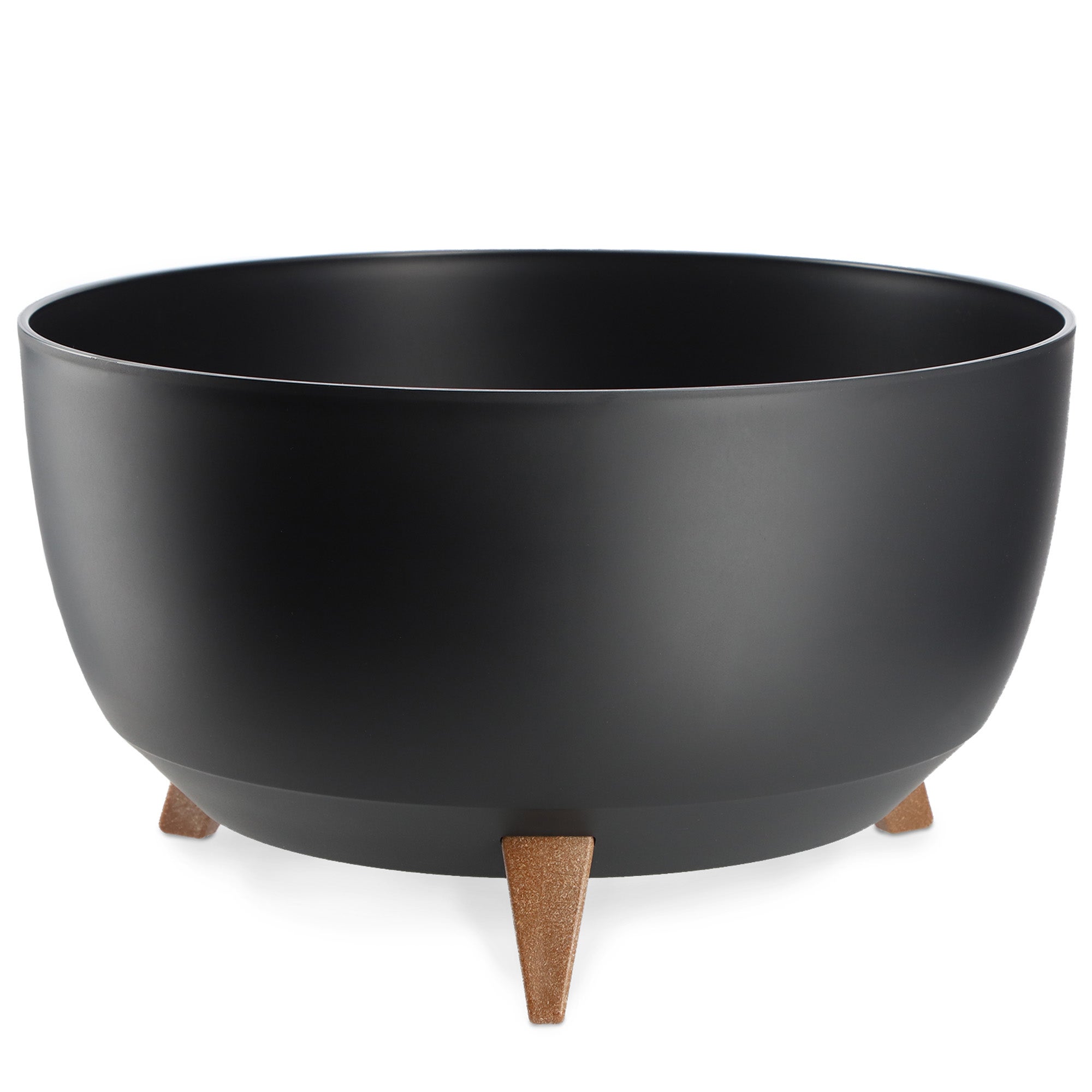 KADAX Pot de Fleur Pot de Fleur 47 cm Couvercle + Pieds d'insertion Support de Fleur Noir - 4