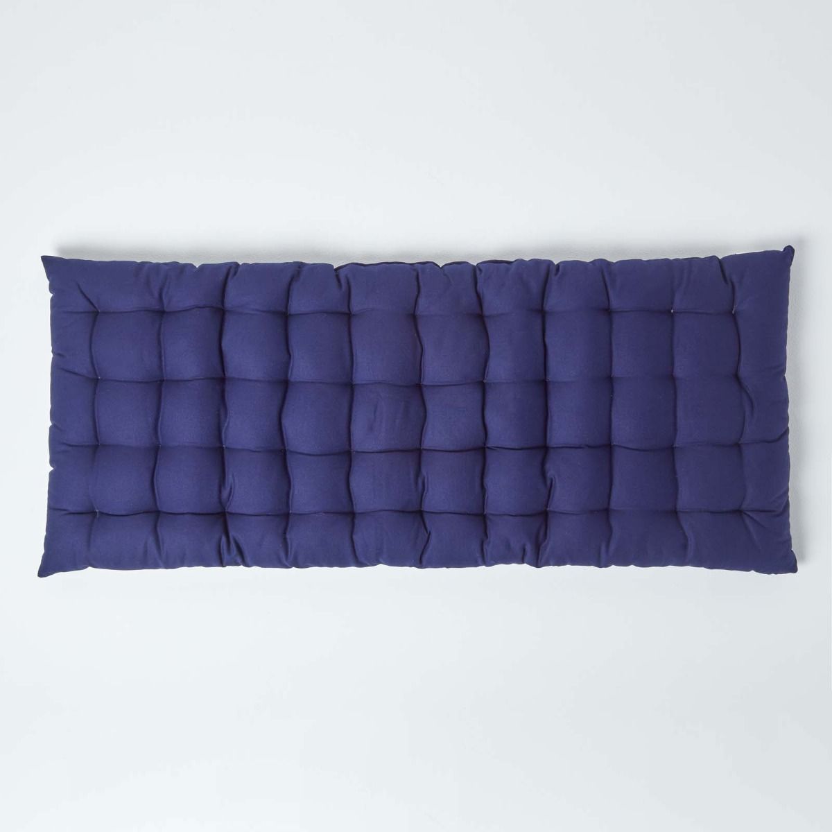 Coussin pour banc de jardin 2 places - Coussin pour banquette - Bleu marine - Homescapes - 3