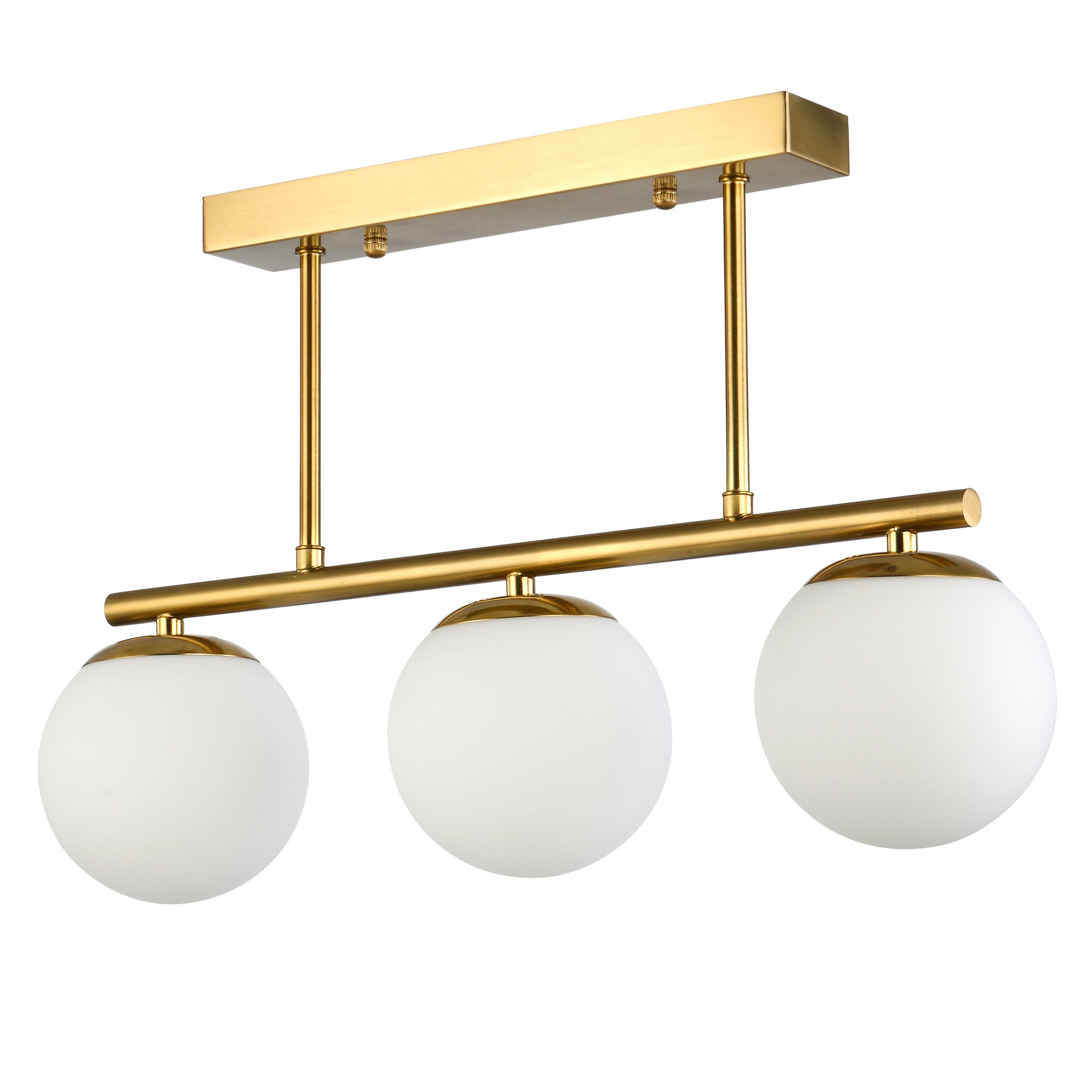Żyrandol E27 LED Bali potrójny lampa wisząca 47 cm IP20 złoty MasterLED