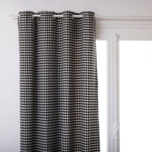 Rideau Atmosphera Carmen - Beige, Tissu Jute Et Coton, 140x260 Cm, 8 Oeillets - Style Naturel Et épuré
