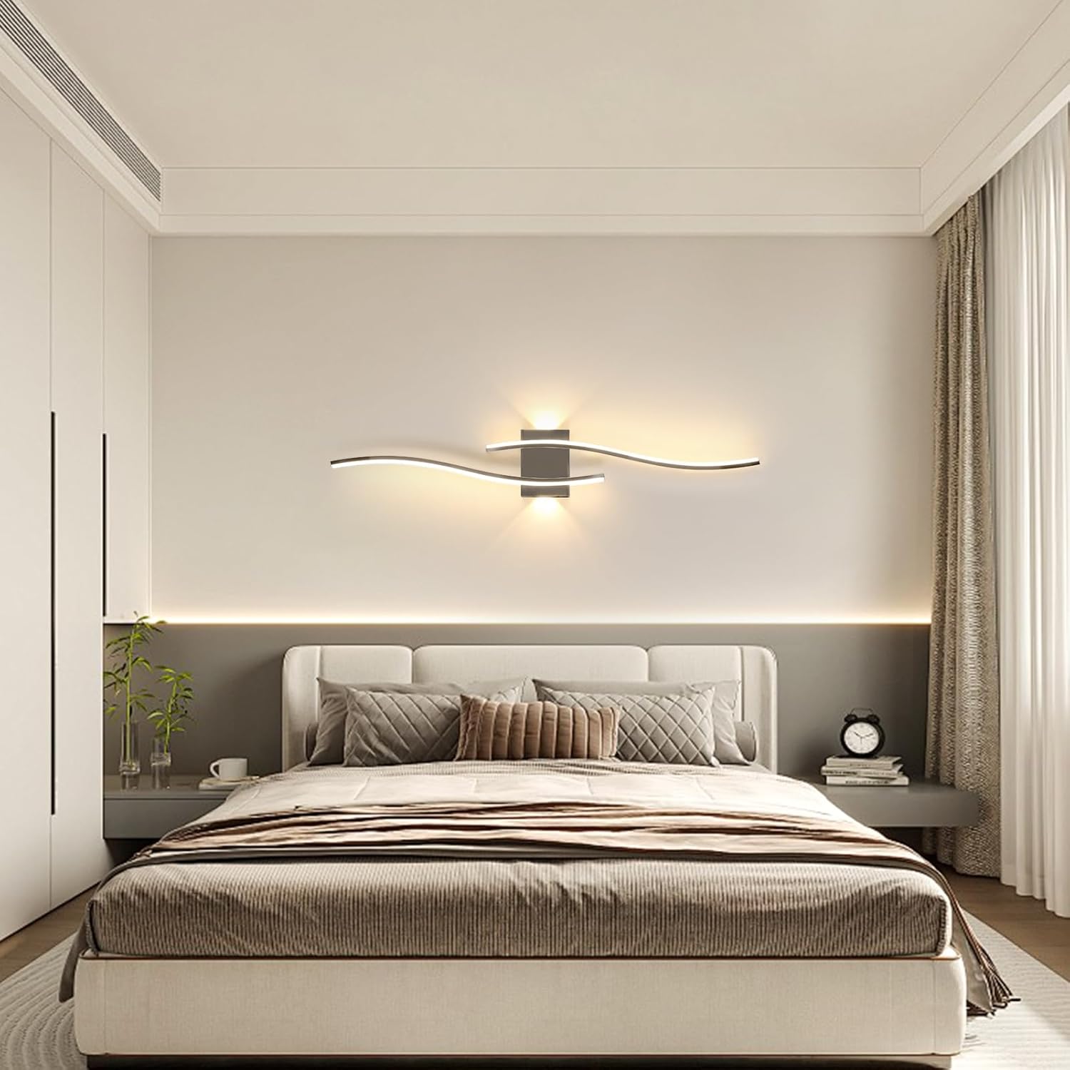 COMELY Applique Da Parete A LED Quadrata Per Interni, Moderna Lampada Da Parete Bianca Da 20 W Lampada Da Parete In Acrilico Per Soggiorno Camera Da Lettocorridoioscalebianco Caldo 3000k 87272368