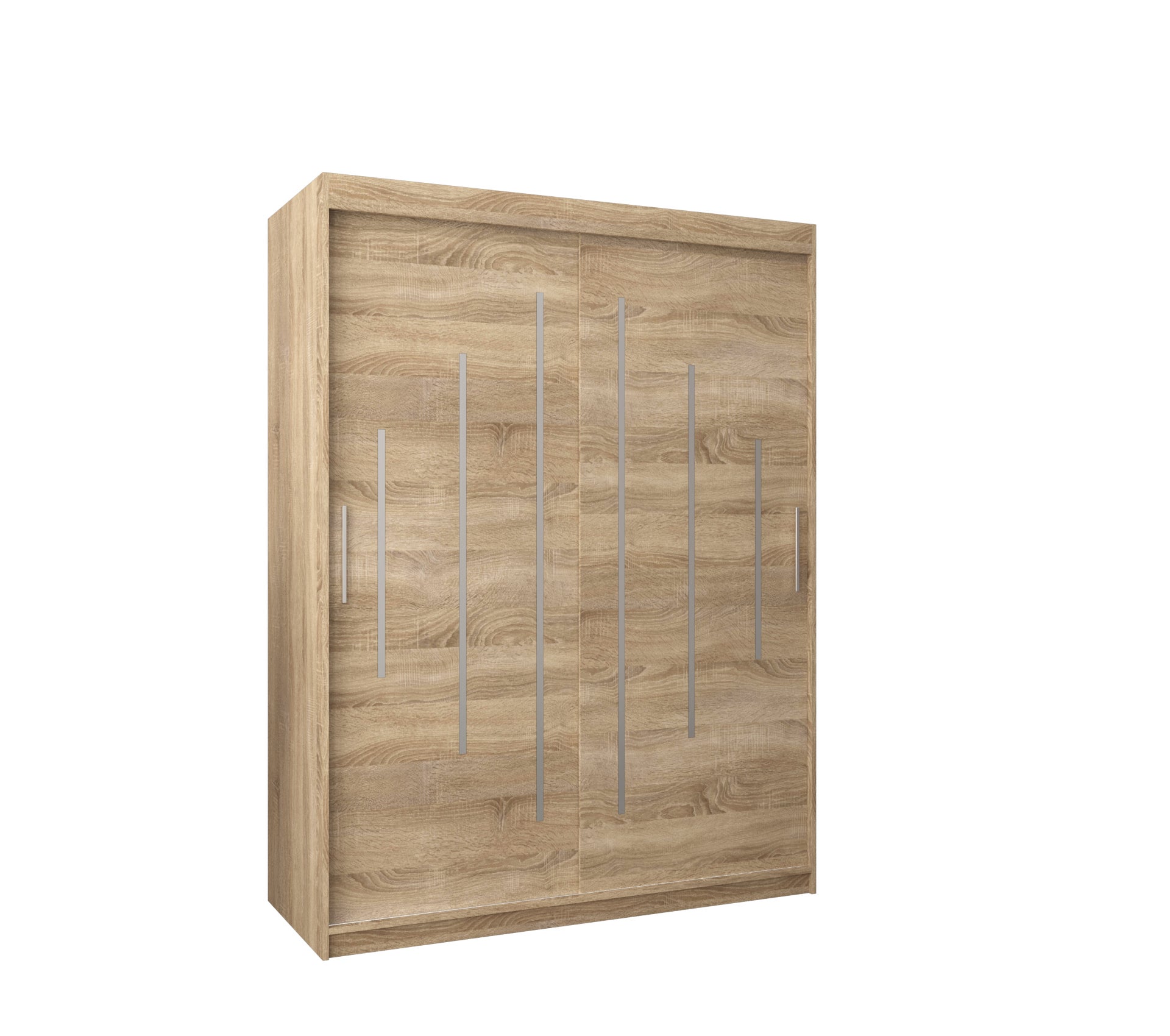 Szafa przesuwna garderoba York 150 x 62 x 200 cm Sonoma - Abiks Meble