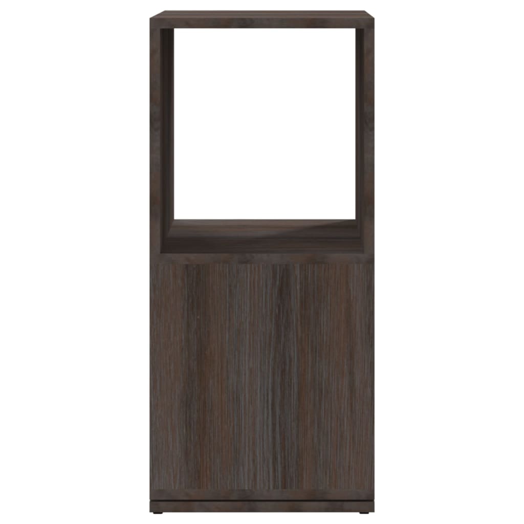 Armoire rotative gris chêne 34,5 x 34,5 x 75,5 cm en panneau de bois - 5