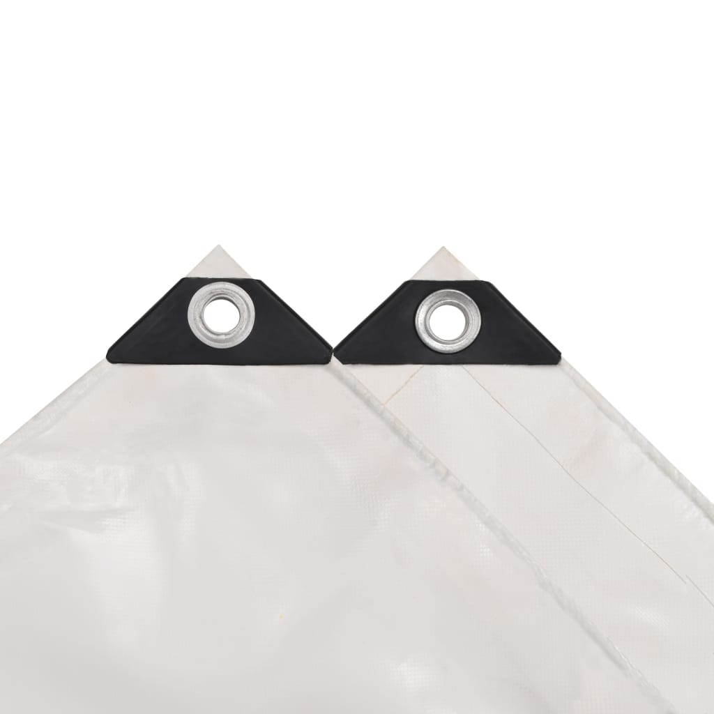 Bâche de protection 650 g/m2 3x4 m blanche - COMFORTXL - 3