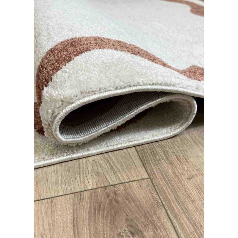 Tapis moderne coloré - ANNECY 12 Terracotta - 200x290 cm - 3
