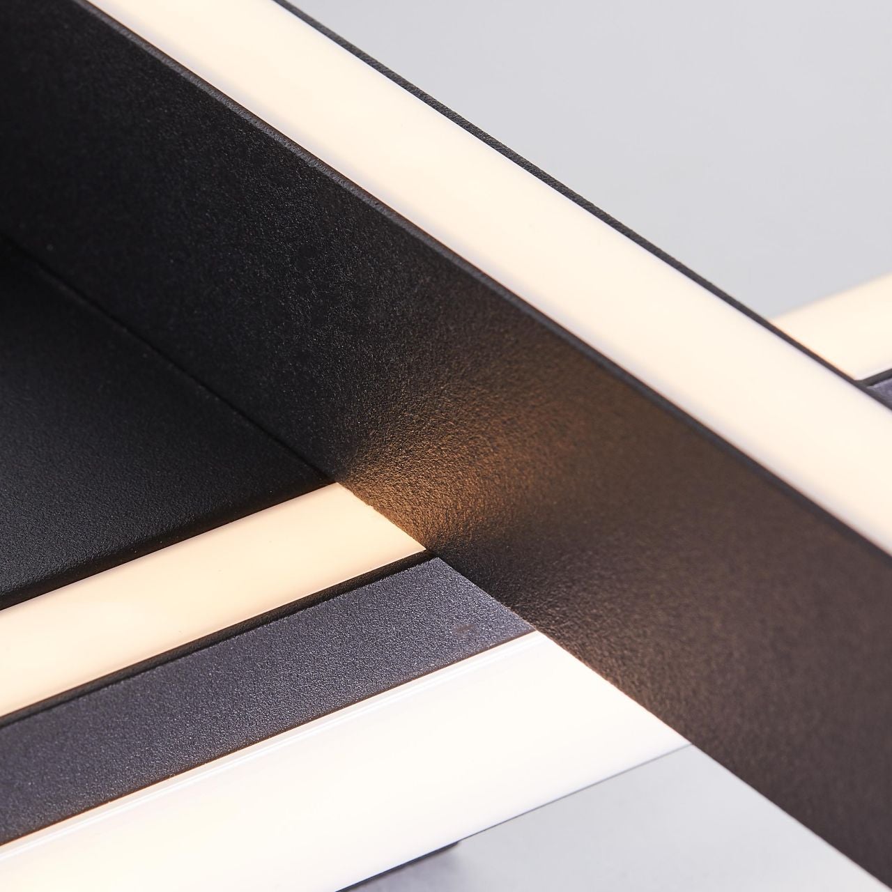 Brilliant Florella LED lampa sufitowa 49cm czarny/biały Metal, tworzywo sztuczne zdalne sterowanie Możliwość ściemniania wewnętrznego za pomocą zinteg - 3