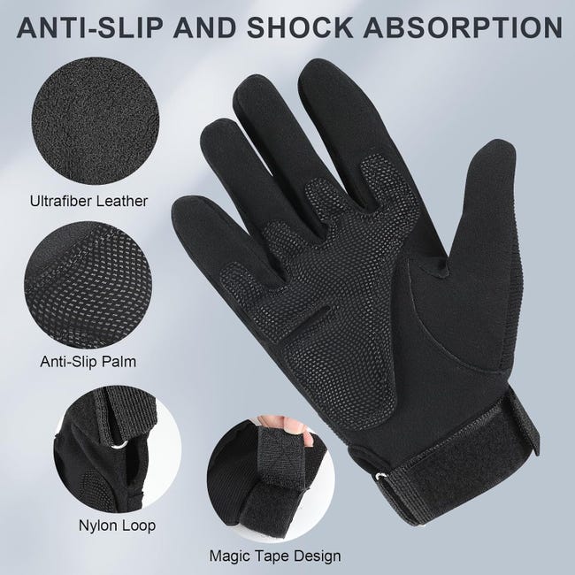 Guantes de moto genéricos homologados para verano, protección completa con protectores de nudillos, guantes protectores transpirables para motociclis - 3
