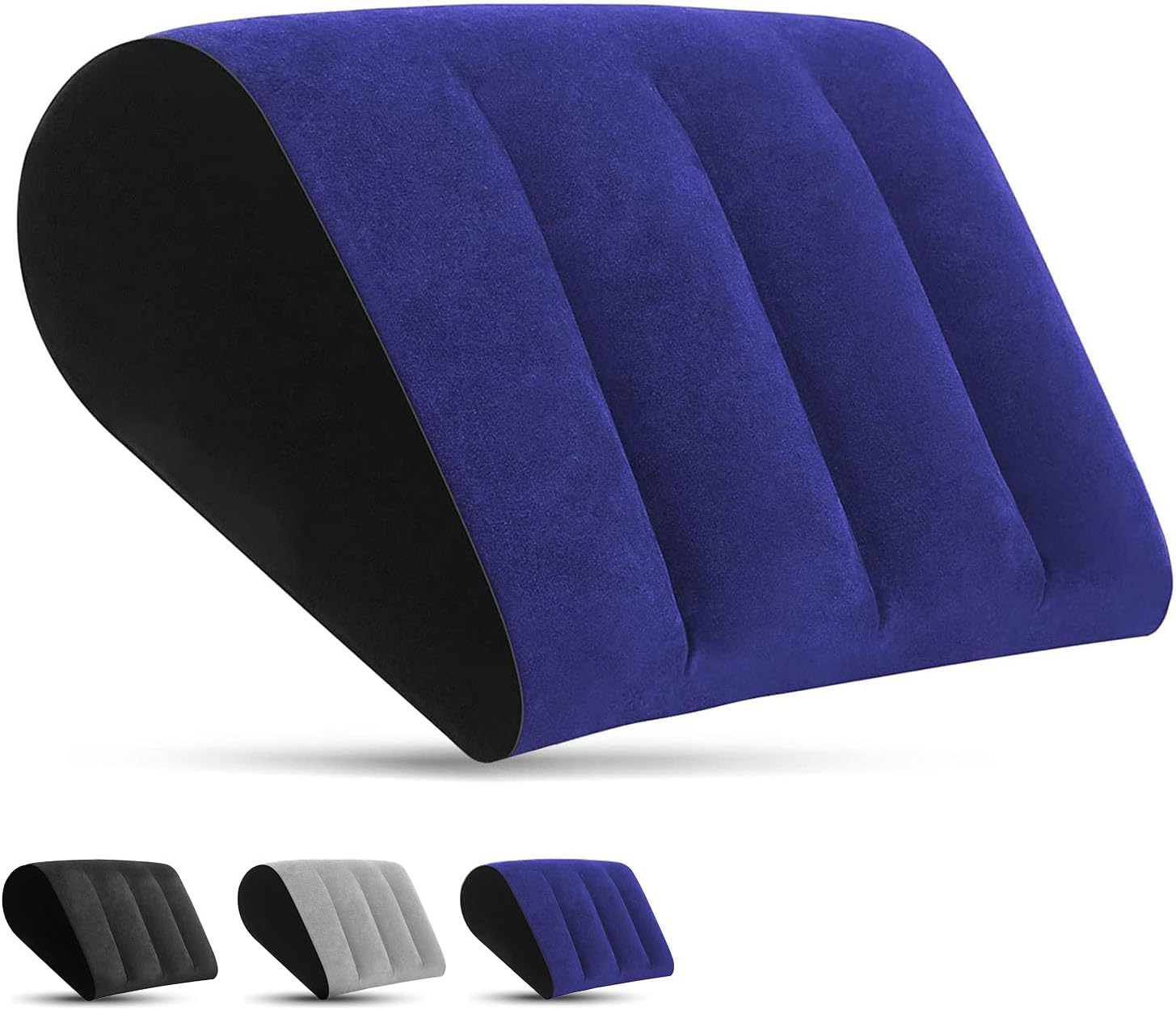 Vrorvz Oreiller de Voyage Gonflable en Forme de U Premium pour Avion, Support de Cou Doux et Relaxant, Design Compact Facile à Gonfler pour Voyage en Avion et Détente à l'Hôtel