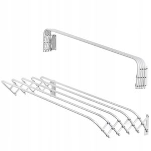 Stendibiancheria A Parete Pieghevole LXLTL - In Acciaio Inossidabile, 50 Cm, Portata 50 Kg - Foto 7