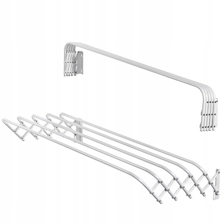 SUSZARKA NA PRANIE BIELIZNĘ ŁAZIENKOWA HARMONIJKOWA 100cm ŚCIENNA NAŚCIENNA