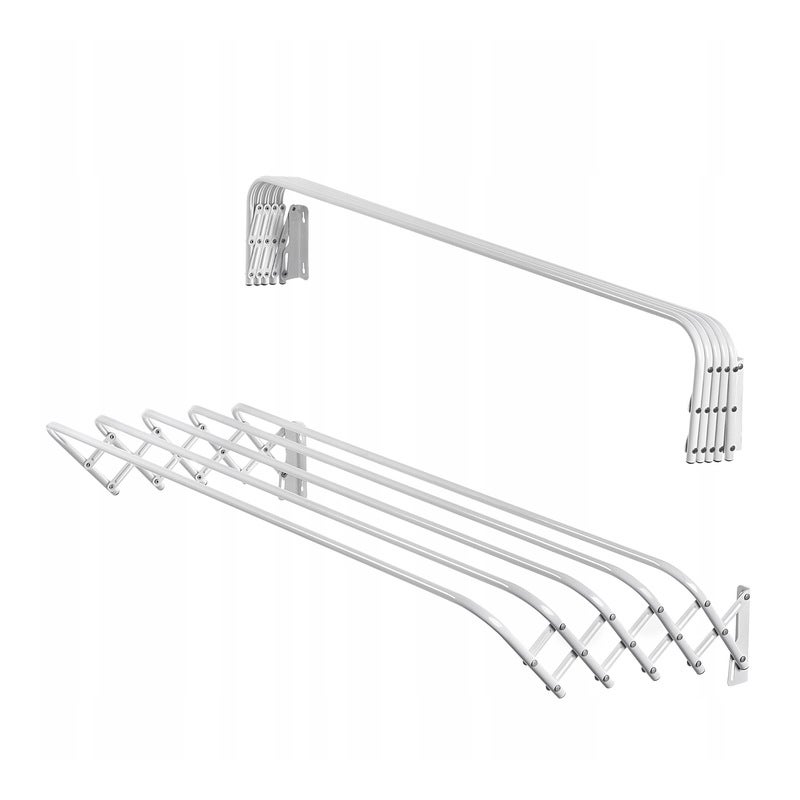 SUSZARKA NA PRANIE BIELIZNĘ ŁAZIENKOWA HARMONIJKOWA 100cm ŚCIENNA NAŚCIENNA