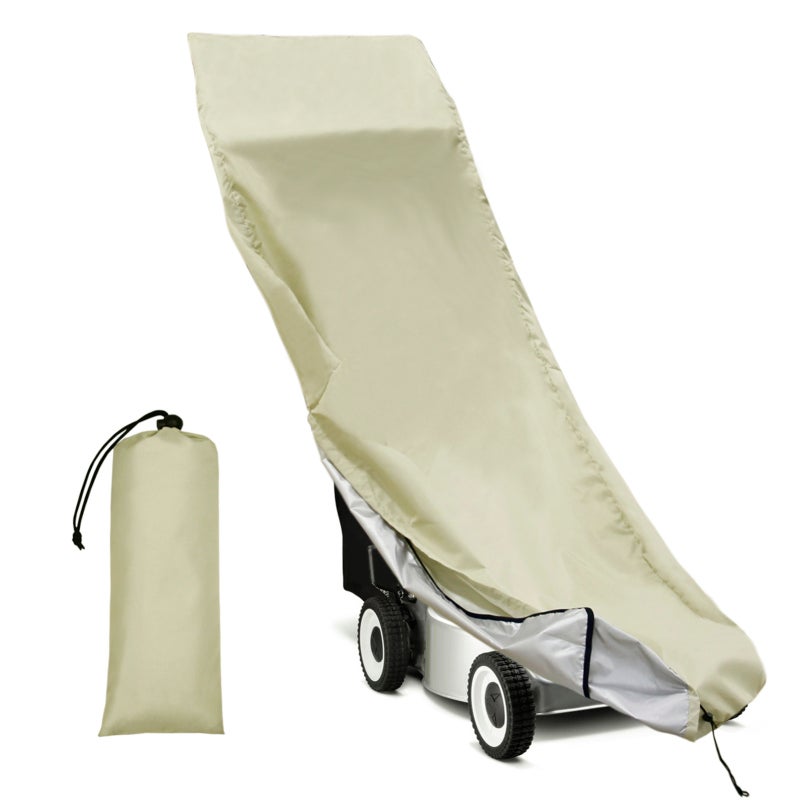 RIN Housse de tondeuse à gazon extérieure en polyester 210D 140x66x91