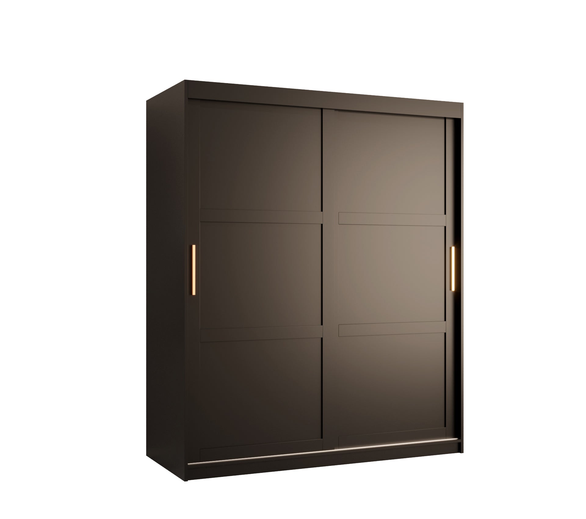 Szafa przesuwna garderoba RAMIRO 1 150 x 62 x 200 cm Czarny - Abiks Meble