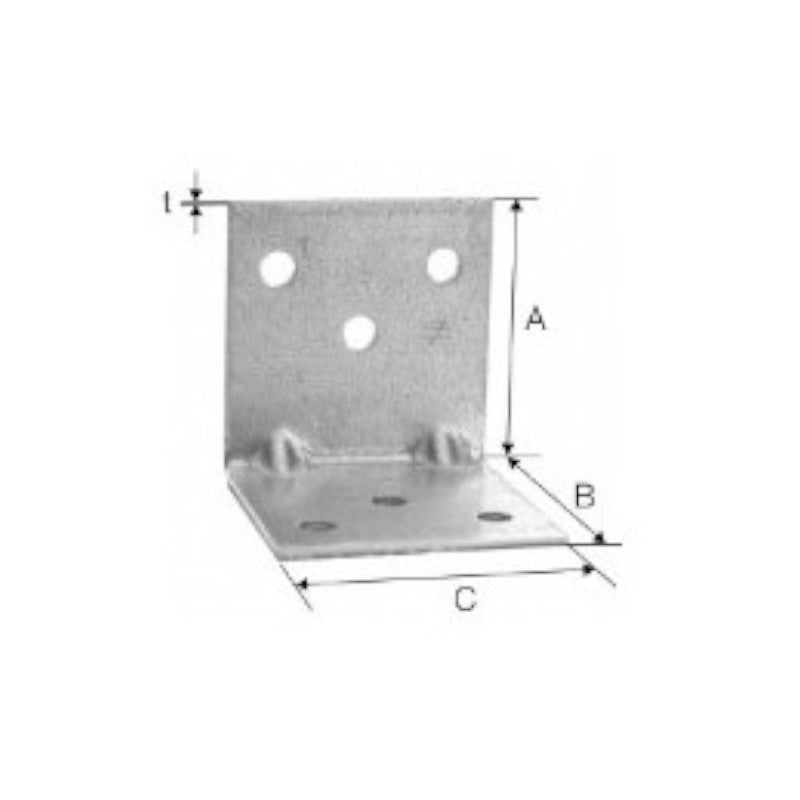 Equerres d'assemblage dimensions au choix - 2