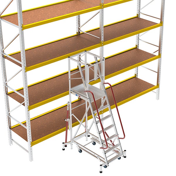 Escabeau 13 marches- Hauteur max. de travail 5.25m - ER13R - 5