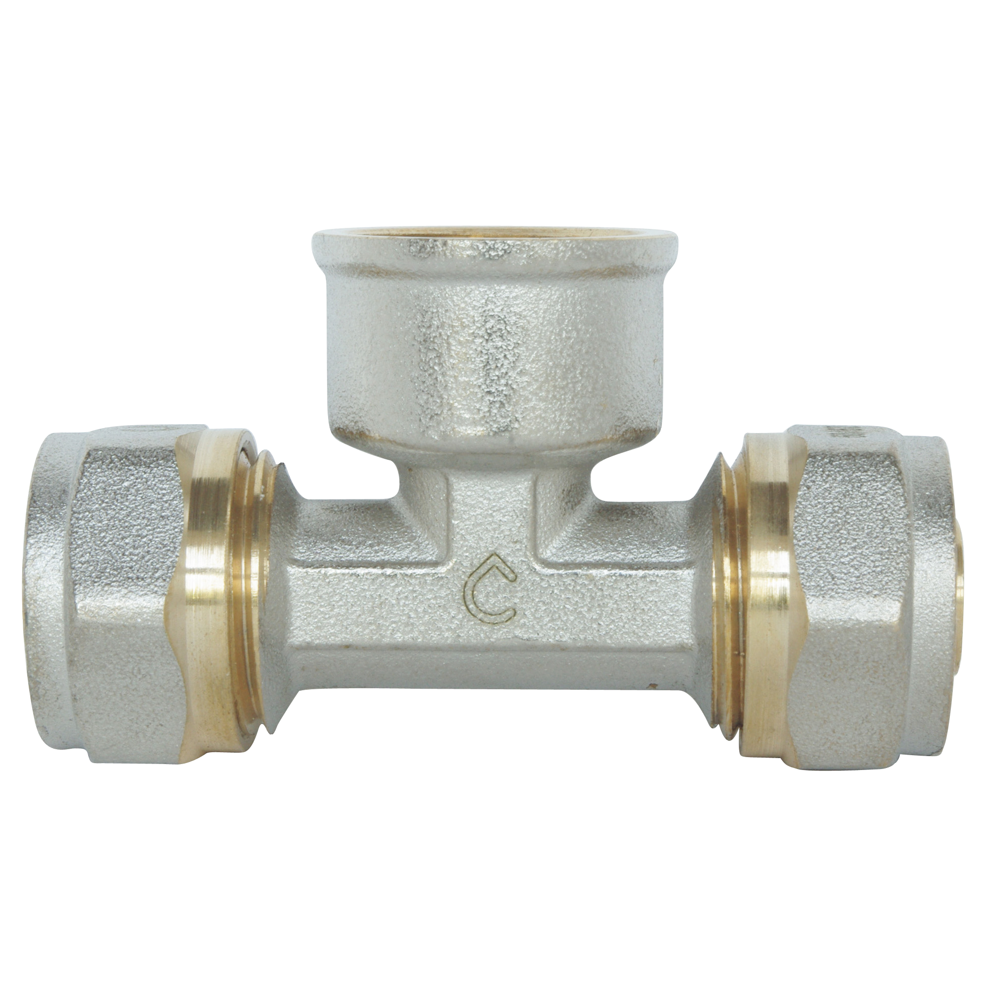 Té à visser pour tube Multicouche Ø16 F15/21 - 4