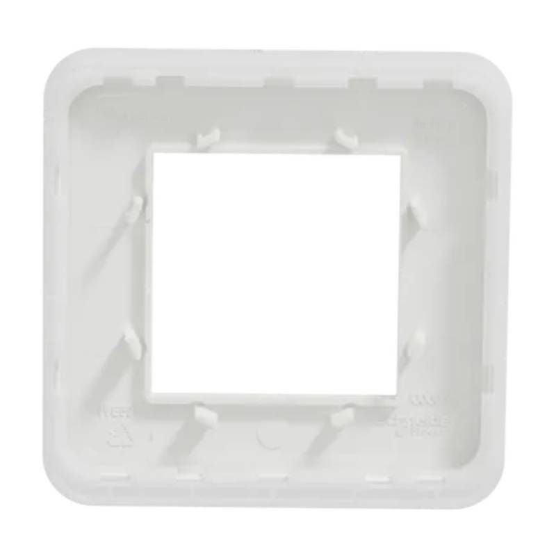Plaque de finition Unica 1 poste blanc - 3