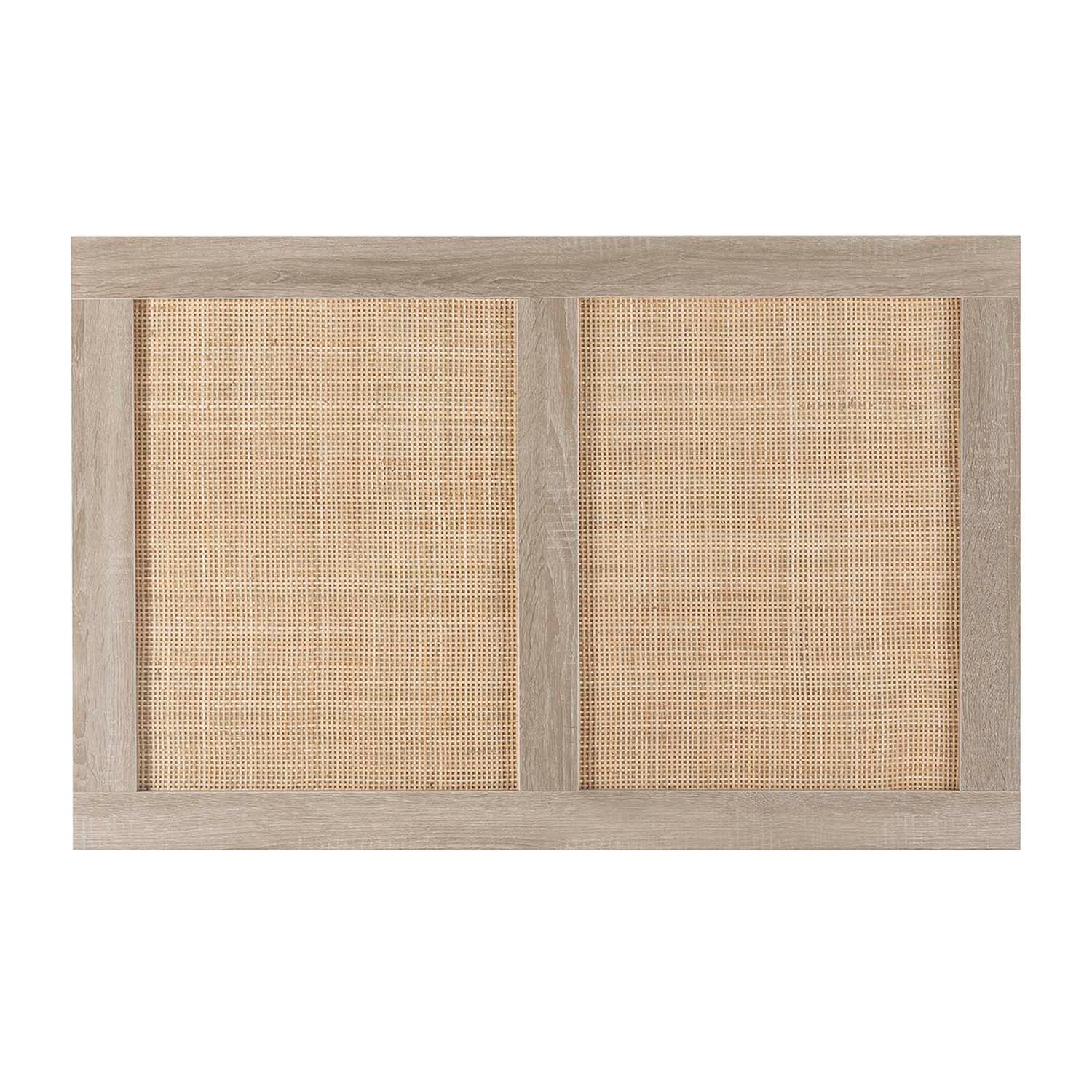 Cabecero de Cama Musa 95 x 60 cm Color Roble, ratán Natural - 3