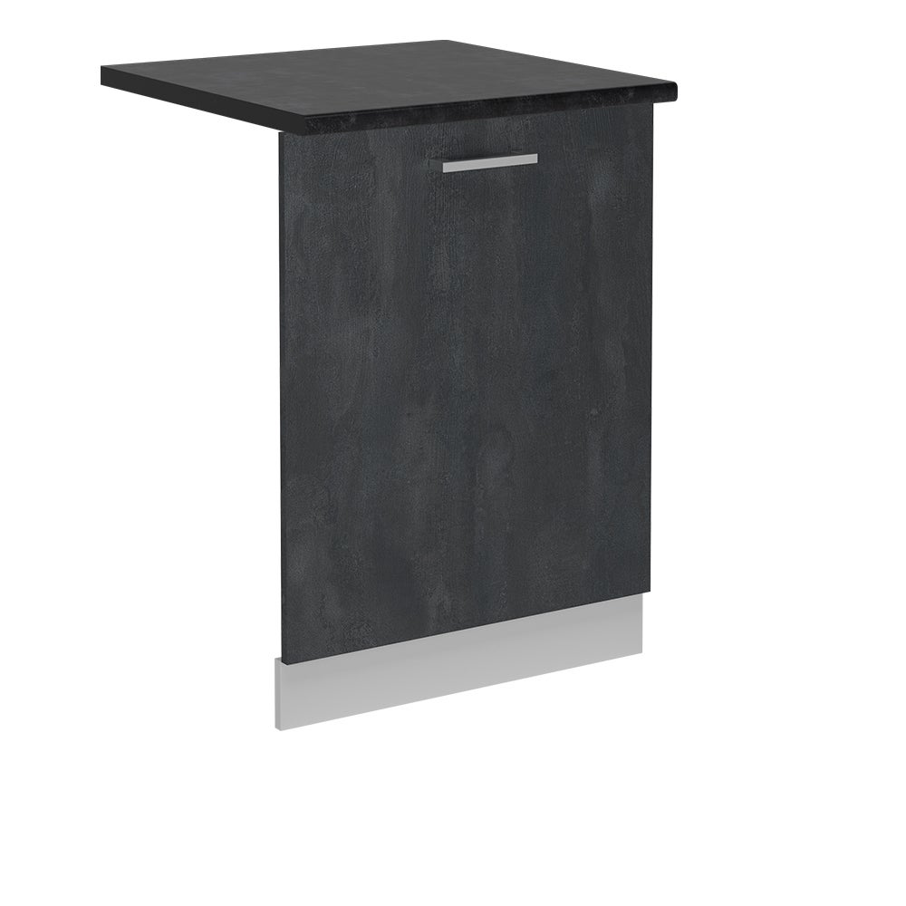 Vicco Panel przedni zmywarki R-Line, Czarny beton, 60 cm , BP Antracyt