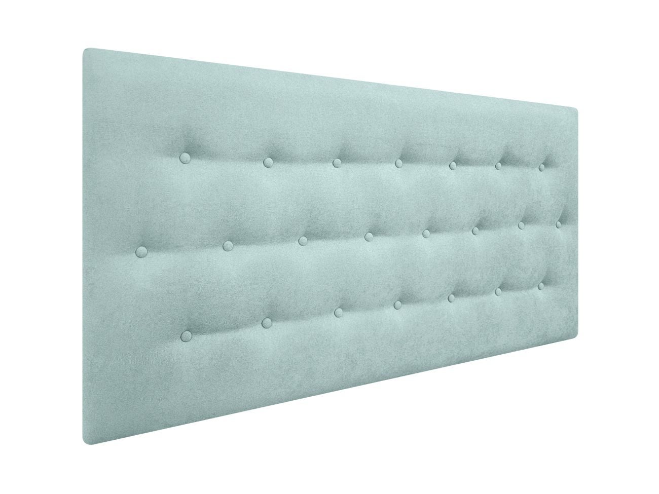 Cabecero de Cama PARIS Cabezal tapizado en tejido Antimanchas Verde 135*70 cm - 2