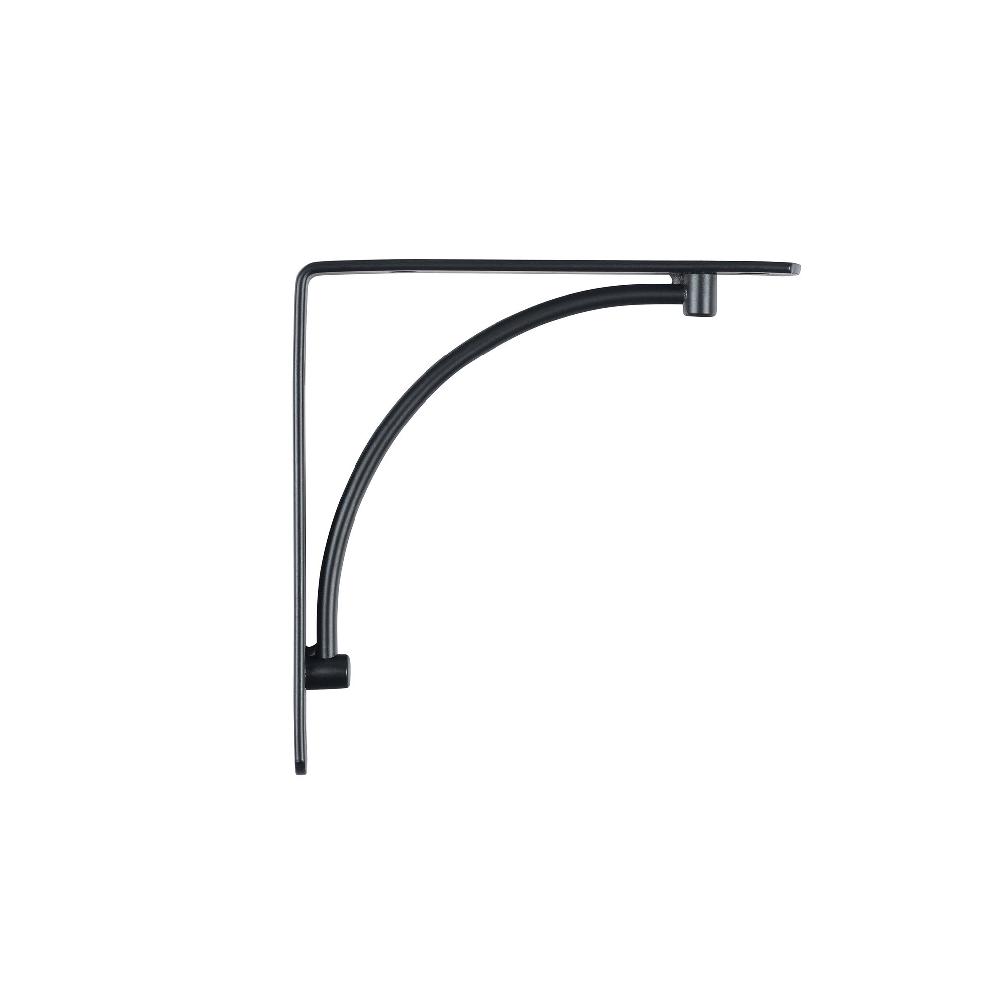 REI | Suporte de Parede para Prateleira 1461 | 150 mm | 20x150x150 mm | Aço Preto Fosco | 30 kg - 3
