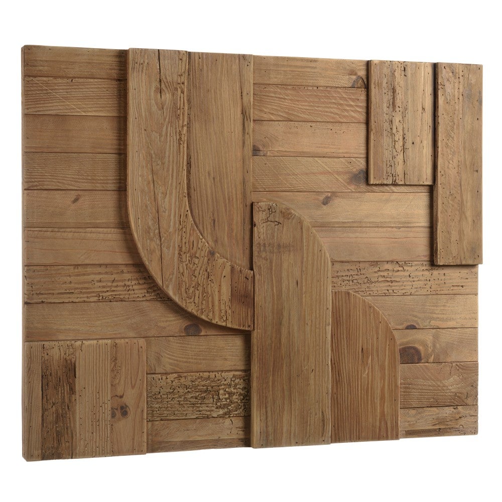 SANDY - Décoration murale formes en bois de Pin recyclé - 2