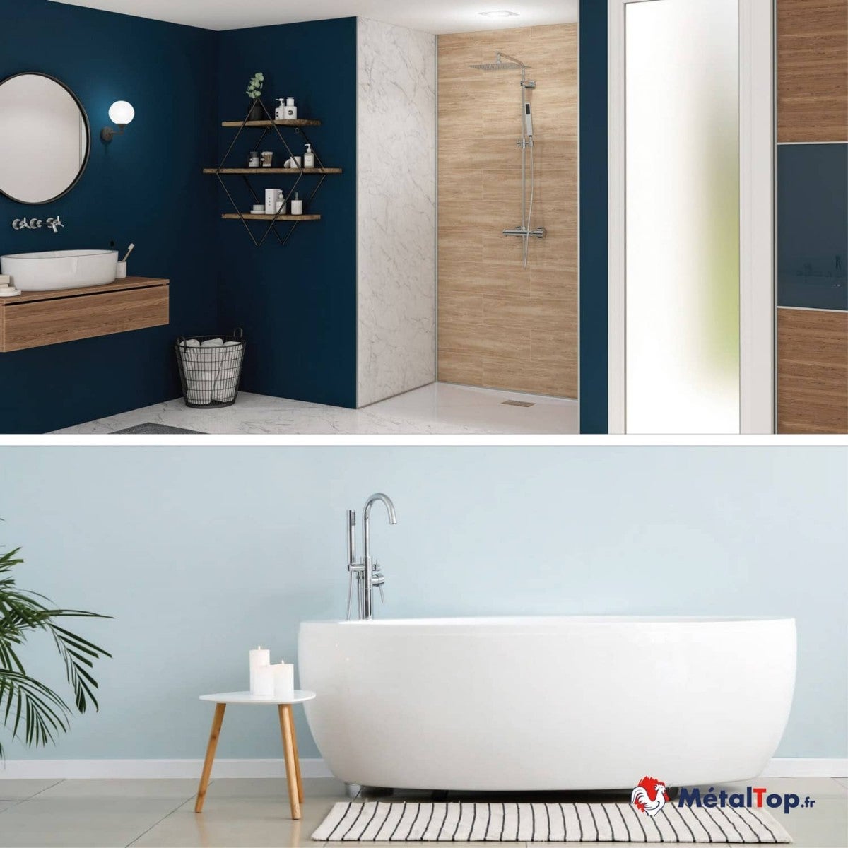 Peinture Mur Salle De Bain - Metaltop - Beige - RAL 1001 - Pot 15L - 7