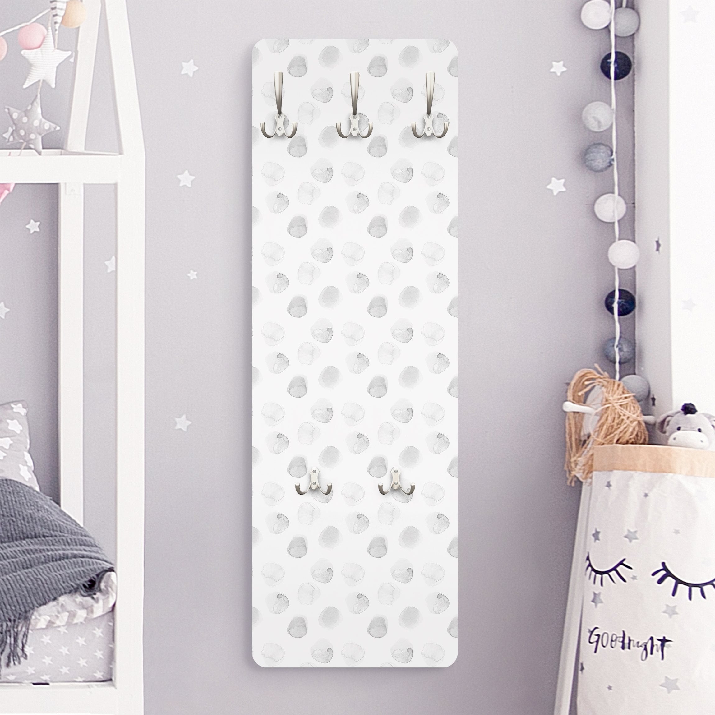 Porte-manteau Mural Enfant Navaris – 5 Patères Animaux Sauvages – Neuf
