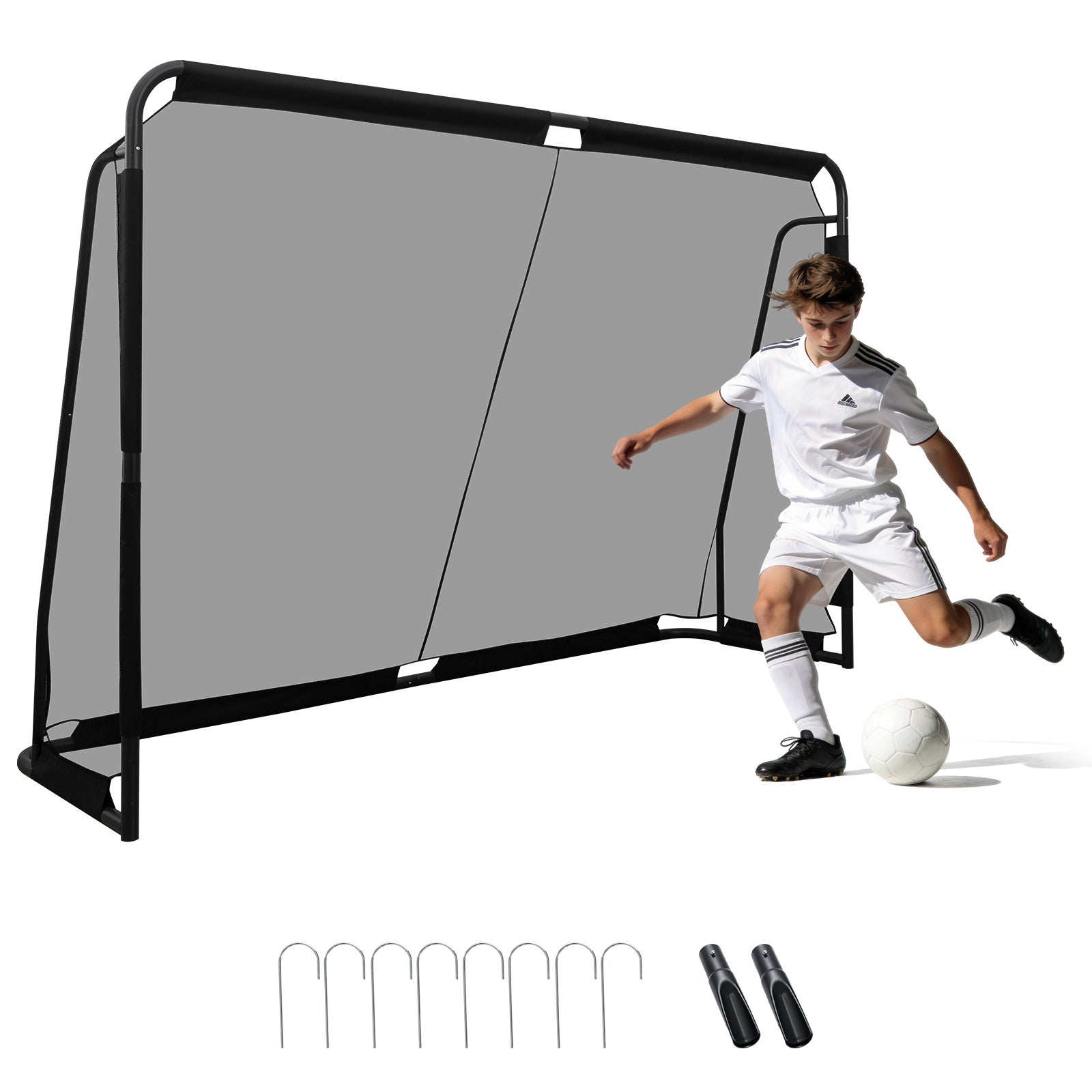 But de Football 300 x 200 cm, Filet de Football avec Cadre Métallique ...