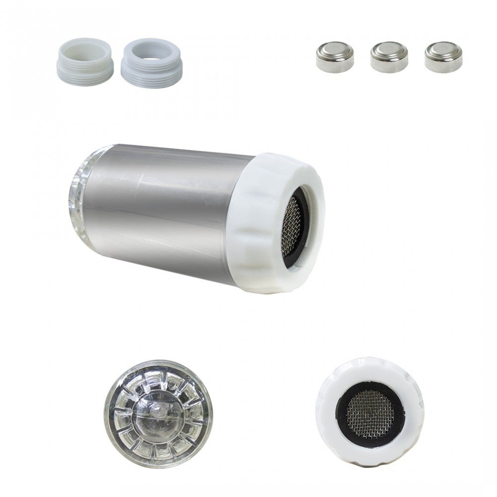 Rubinetto A LED Con Luce Colorata - Cambia Colore Con La Temperatura, Senza Batterie, Per Cucina E Bagno