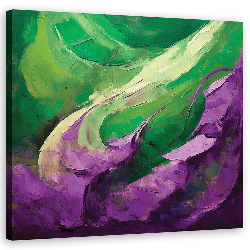 Obraz na płótnie, Abstrakcyjna malowana akwarela 60x60