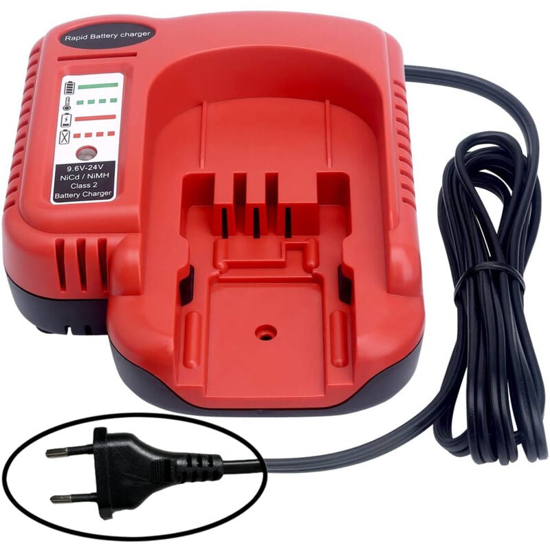 Szybka ładowarka kompatybilna z Black &amp; Decker 9.6V do 24V NiCd/NiMH - Baterie HPB18-OPE, BDCCN24, BDFC240