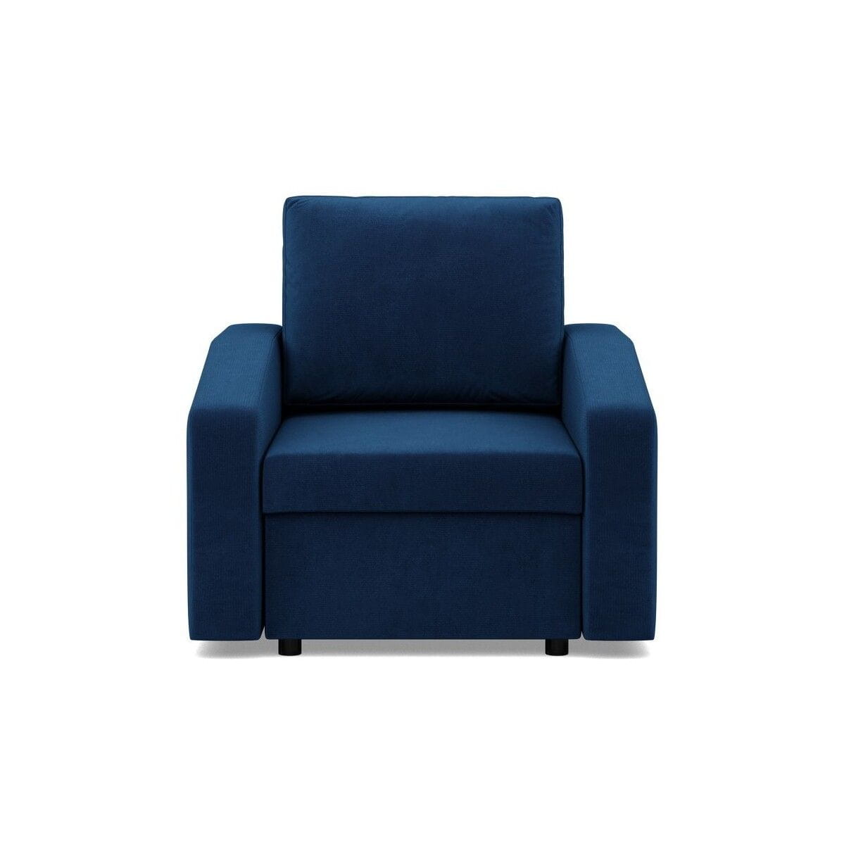 Fotel do salonu, BLOM, velvet, 83x92x92 cm, granatowy | TYLETEGOTU