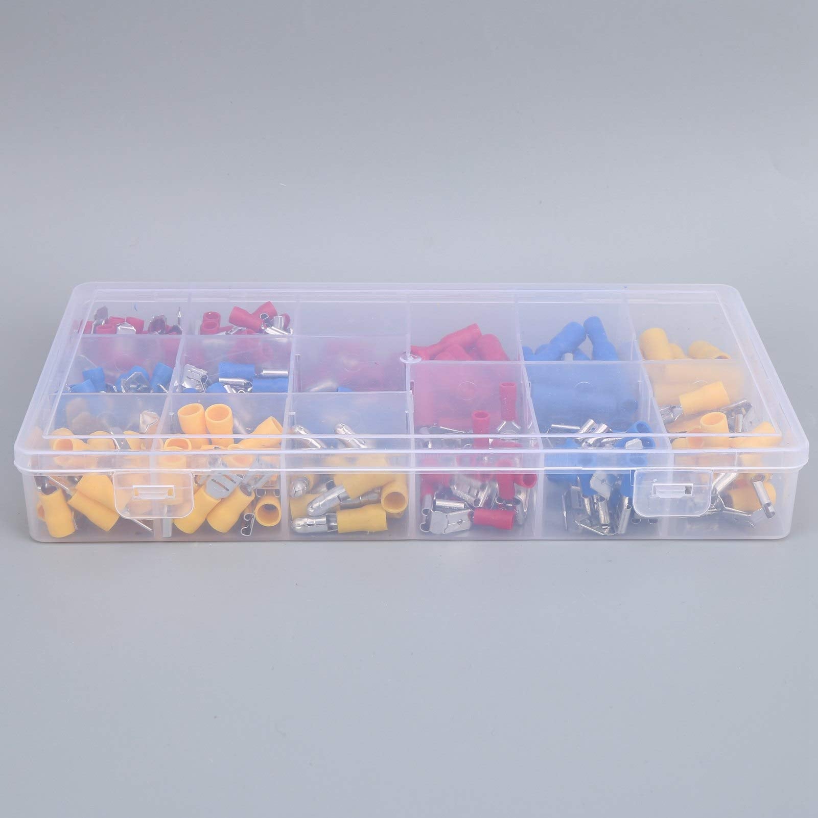 236 pezzi set di terminali a crimpare, blocco connettore tubo isolante, accessori per collegamento cavi - 5