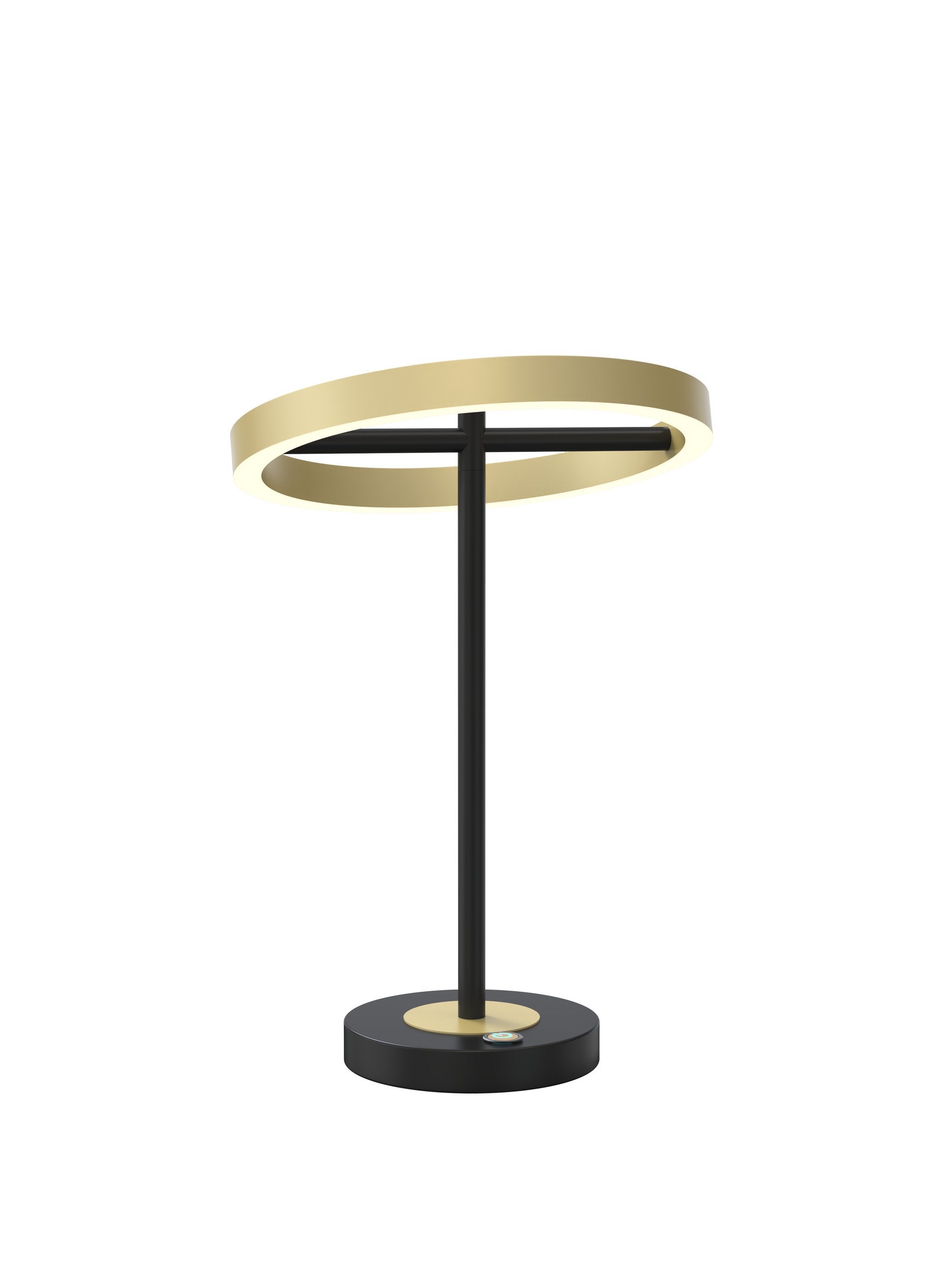 Lampe LED dimmable BREST noir/doré H38cm - 2